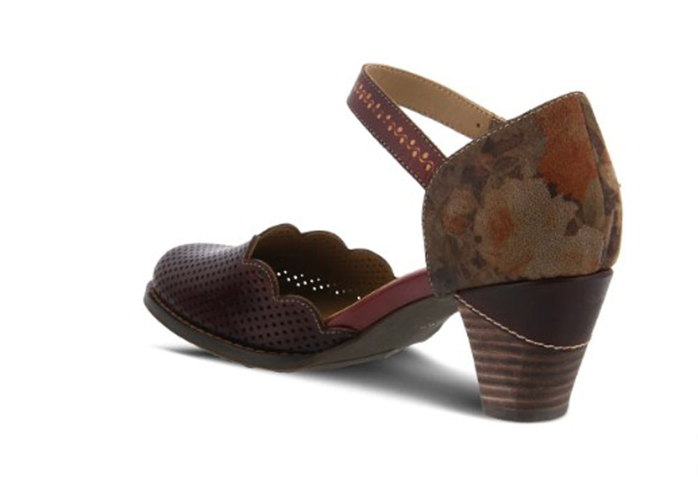 Parchelle in Bordeaux Multi Leather by L Artiste