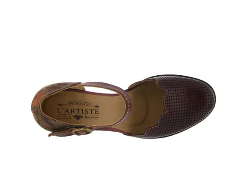 Parchelle in Bordeaux Multi Leather by L Artiste
