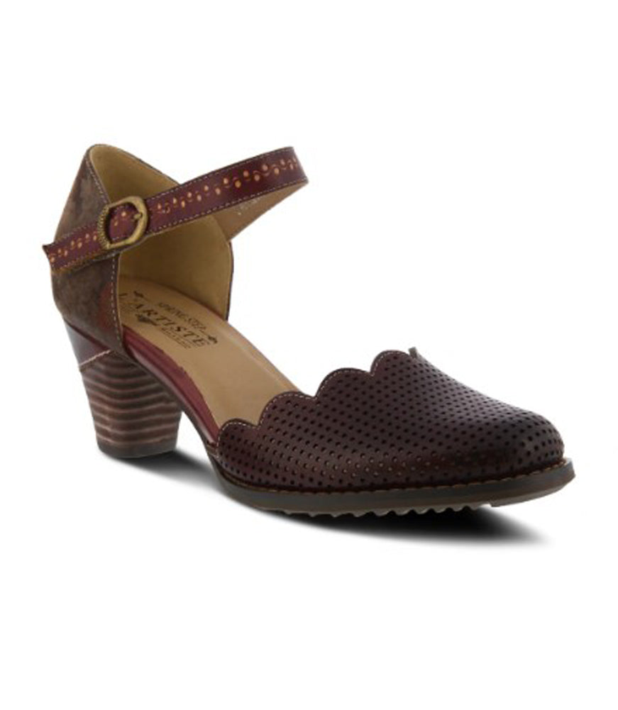 Parchelle in Bordeaux Multi Leather by L Artiste