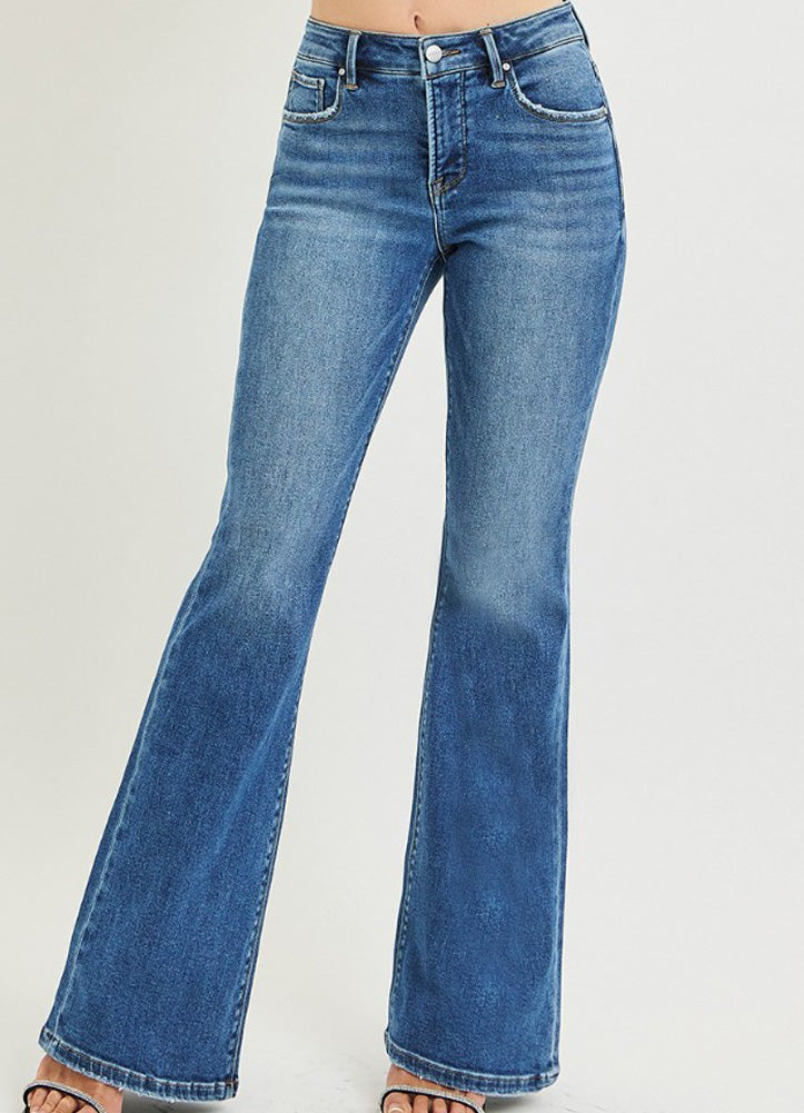 TC MR Flare Jeans by Risen