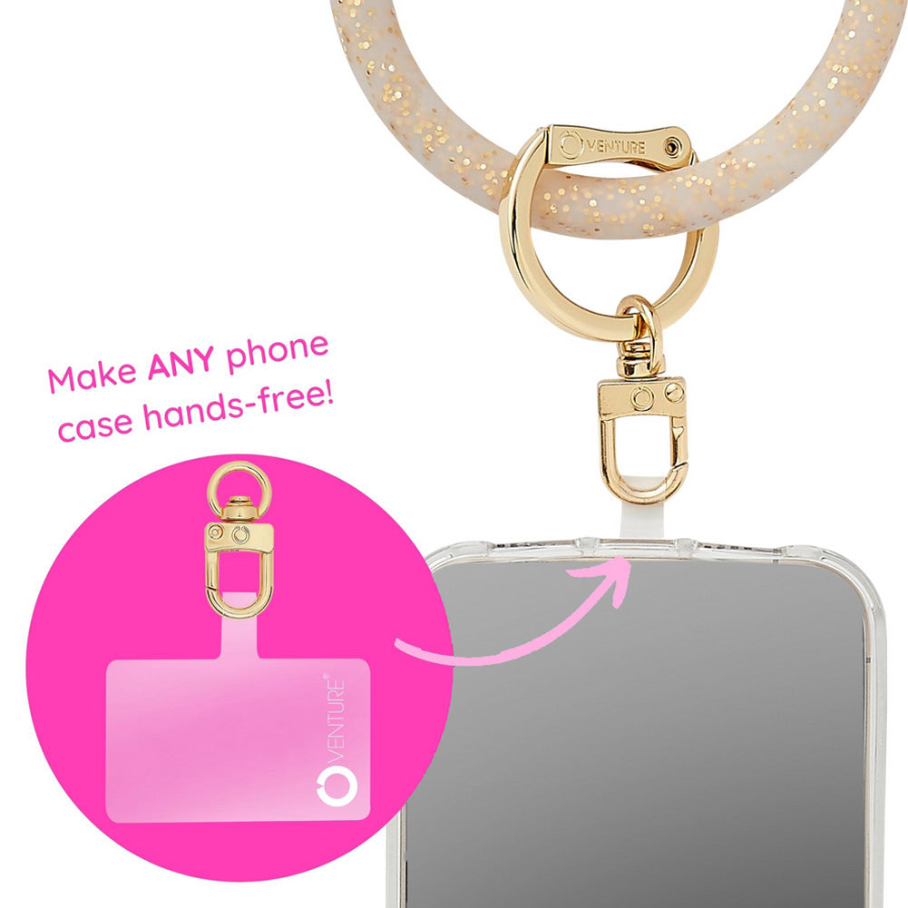 The Hook Me Up Universal Phone Connector Gold Rush by Oventure
