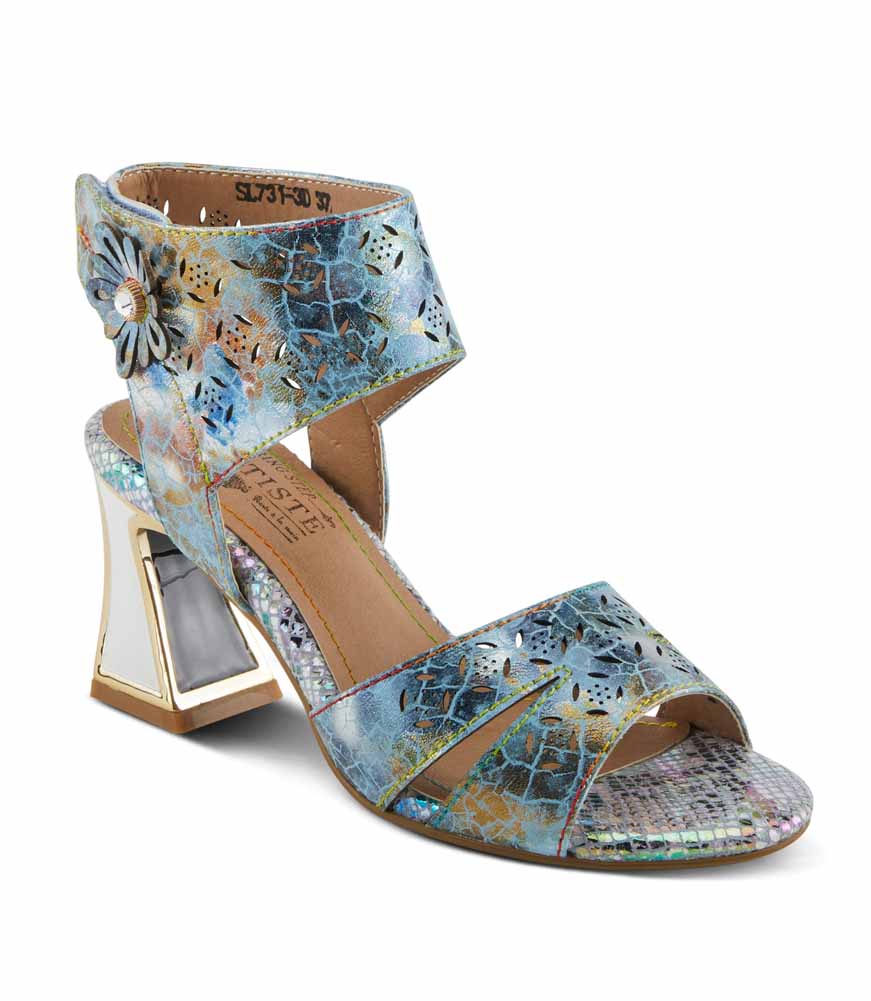 Poster Metal in Blue Multi by L Artiste