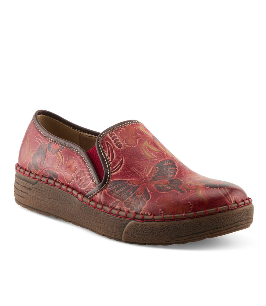 Priela in Red Multi by L Artiste