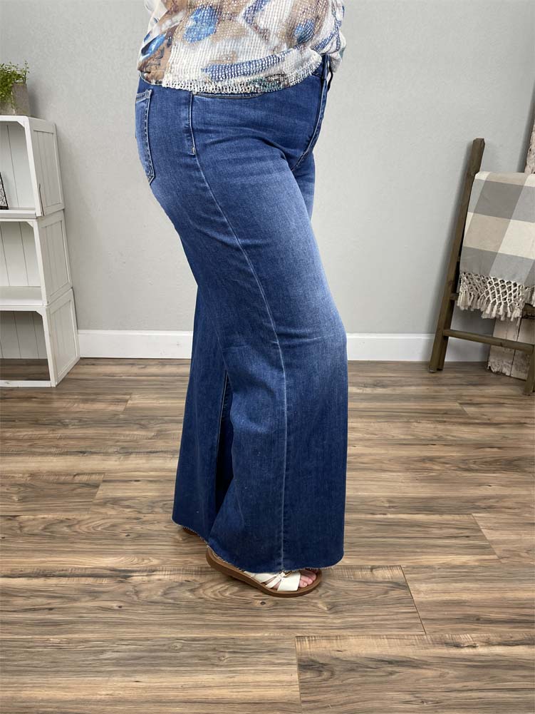 TC HR Ankle Palazzo Jeans by Risen