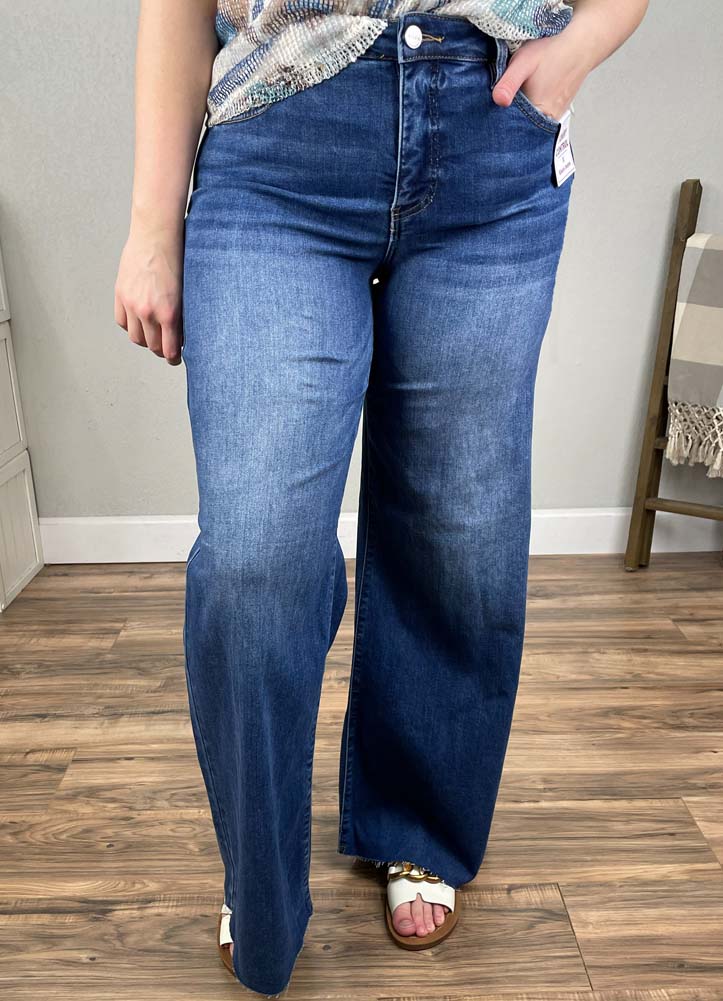 TC HR Ankle Palazzo Jeans by Risen