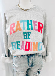 Reading Sweatshirt in Heather Grey by Hart and Hollow