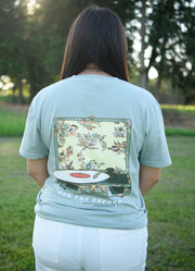 For The Record Jesus Loves You Tee in Bay by Chaudoin