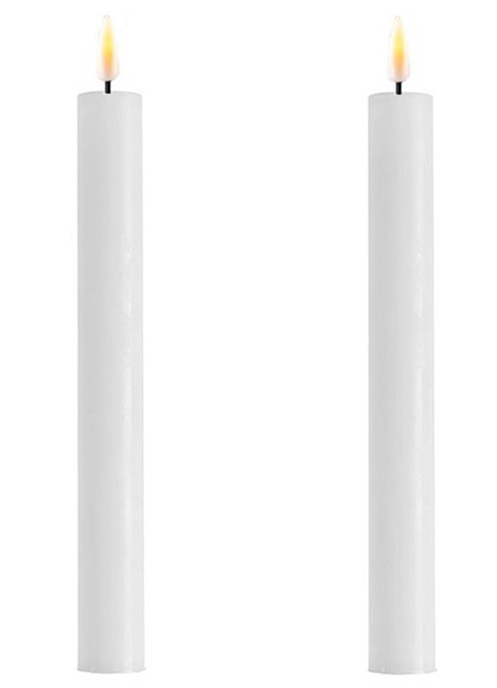 White LED Tapers Candles by Koppers