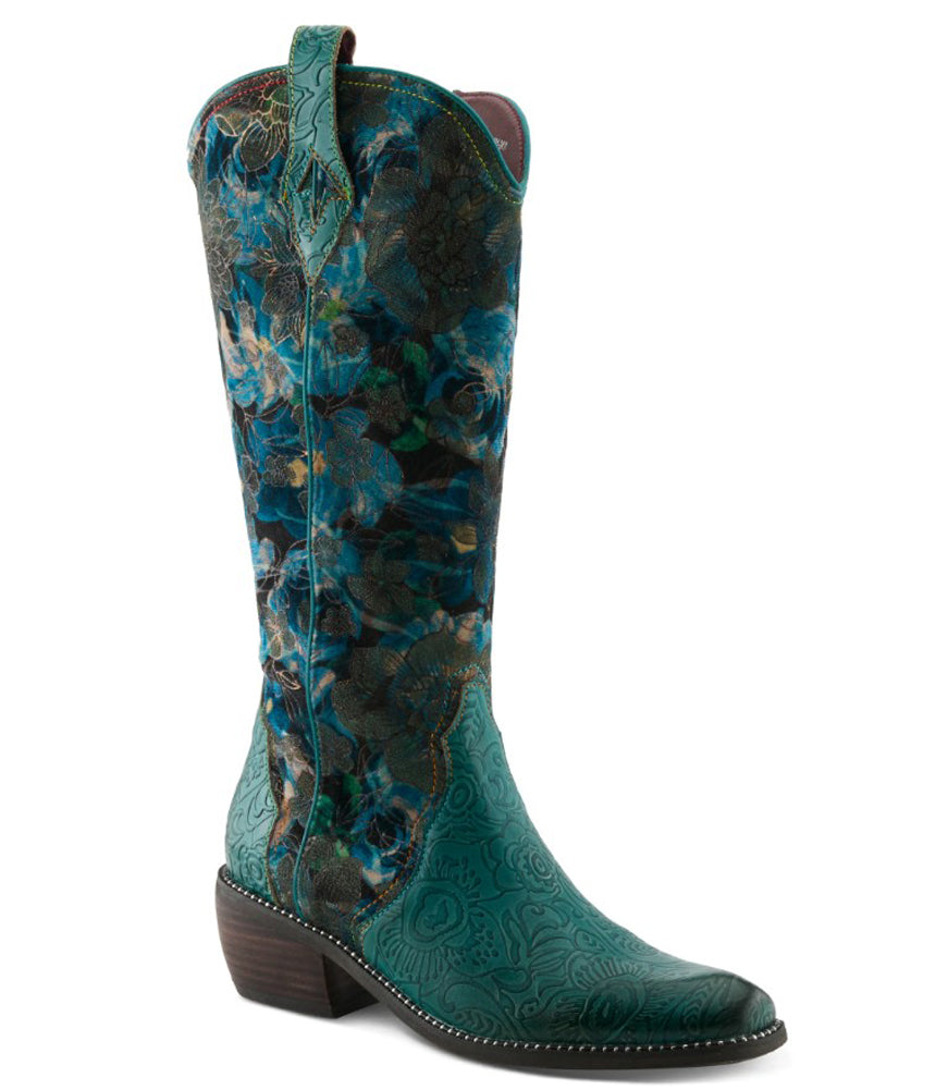 Rodeoqueen Viv in Turquoise Multi by L Artiste