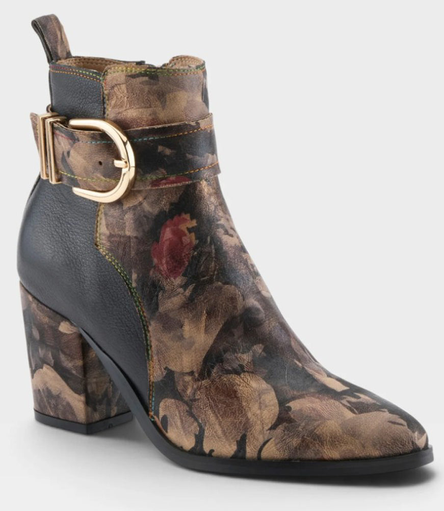 Rosa in Black Multi by L Artiste