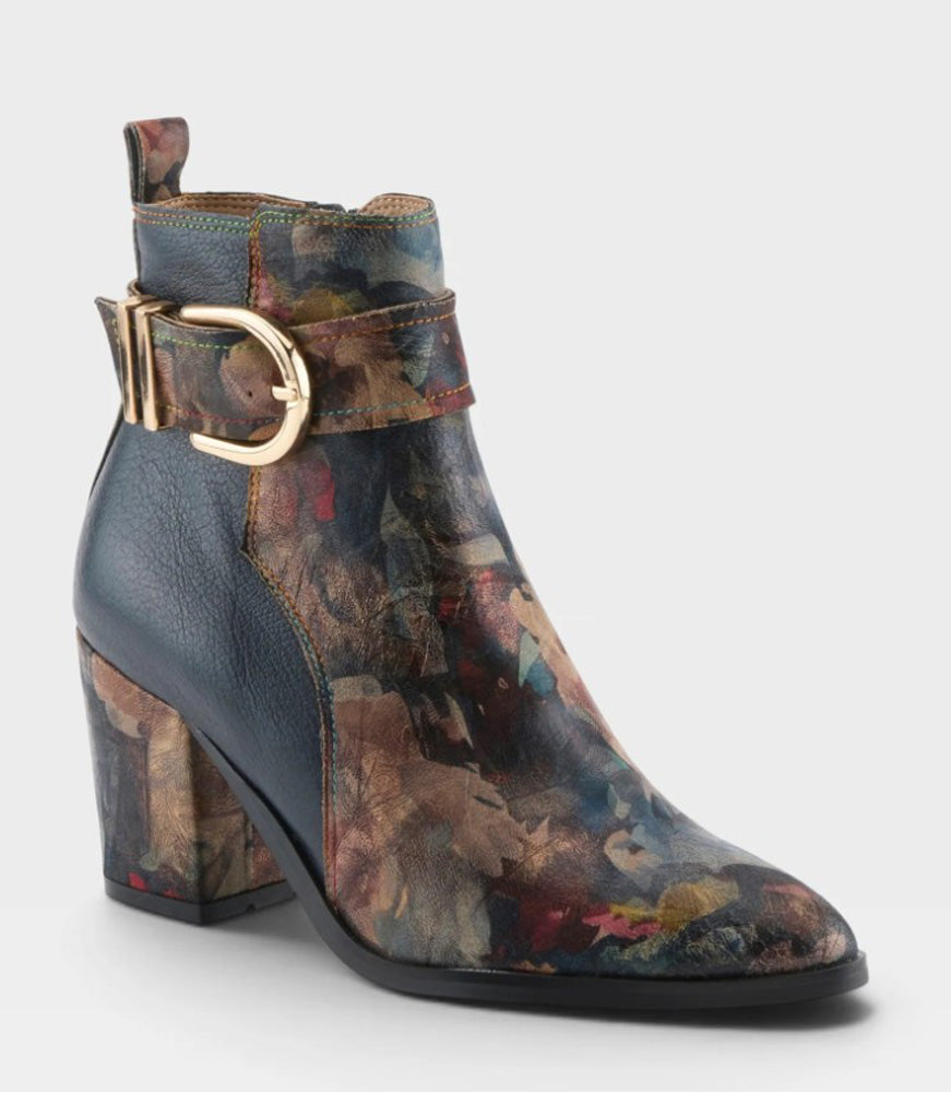 Rosa in Navy Multi by L Artiste