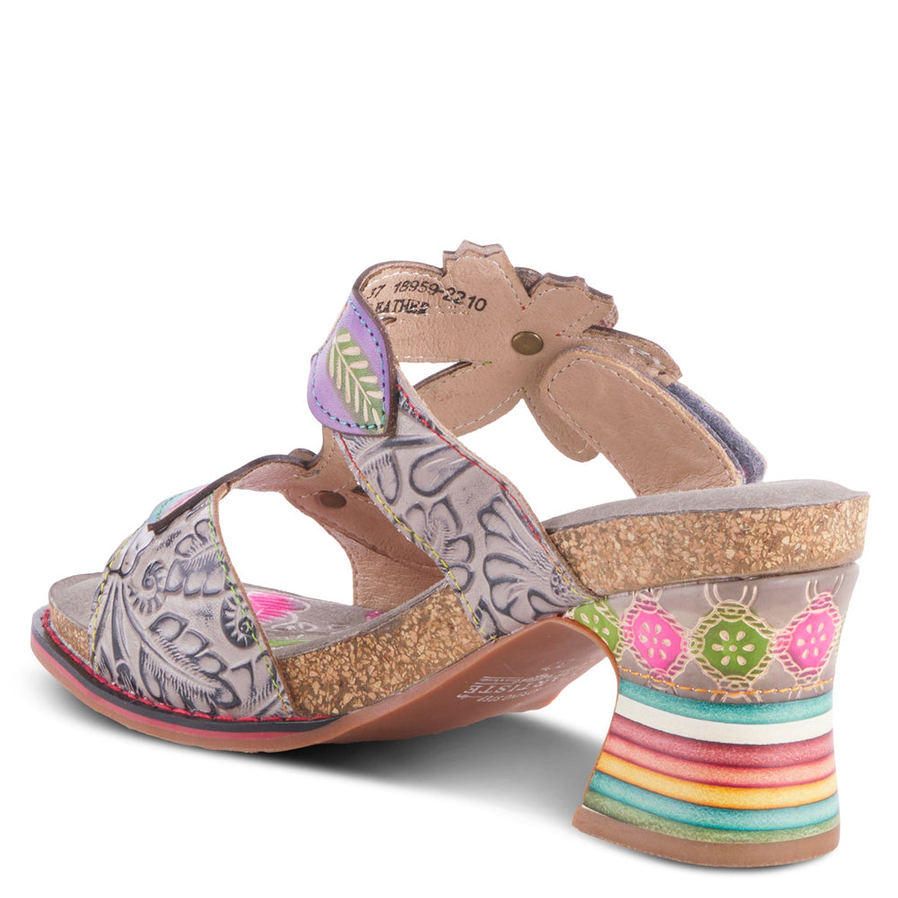 Rossie in Grey Multi Leather by L'Artiste