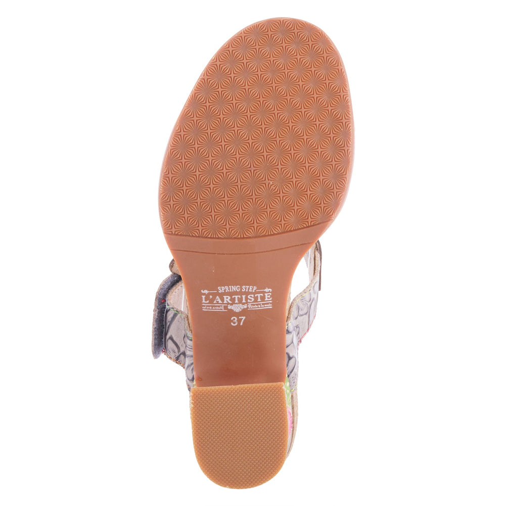 Rossie in Grey Multi Leather by L'Artiste