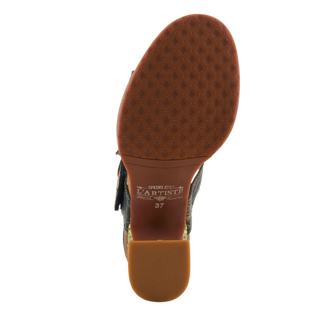 Rossie in Navy Multi Leather by L'Artiste