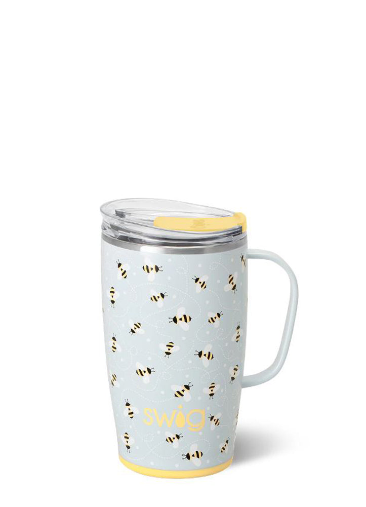 Busy Bee Travel Mug 18oz by Swig Life