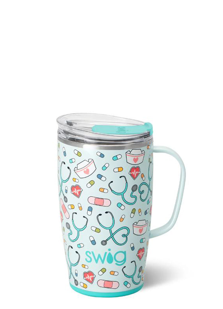 Scrub Life Travel Mug 18oz by Swig Life