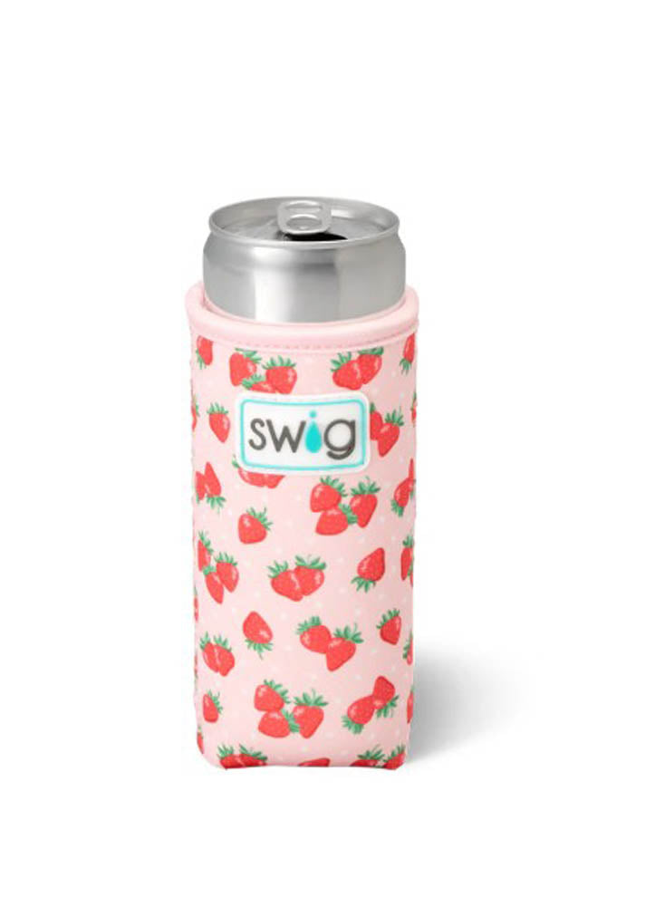 Strawberry Shortcake Skinny Can Cooler 12oz by Swig Life