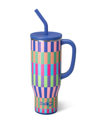Brite Stripe Mega Mug 30oz by Swig Life