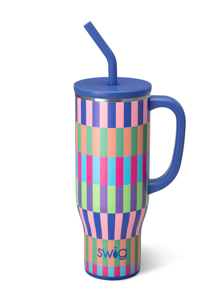 Brite Stripe Mega Mug 30oz by Swig Life
