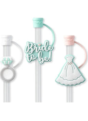 Bride To Be Straw Topper Set by Swig Life