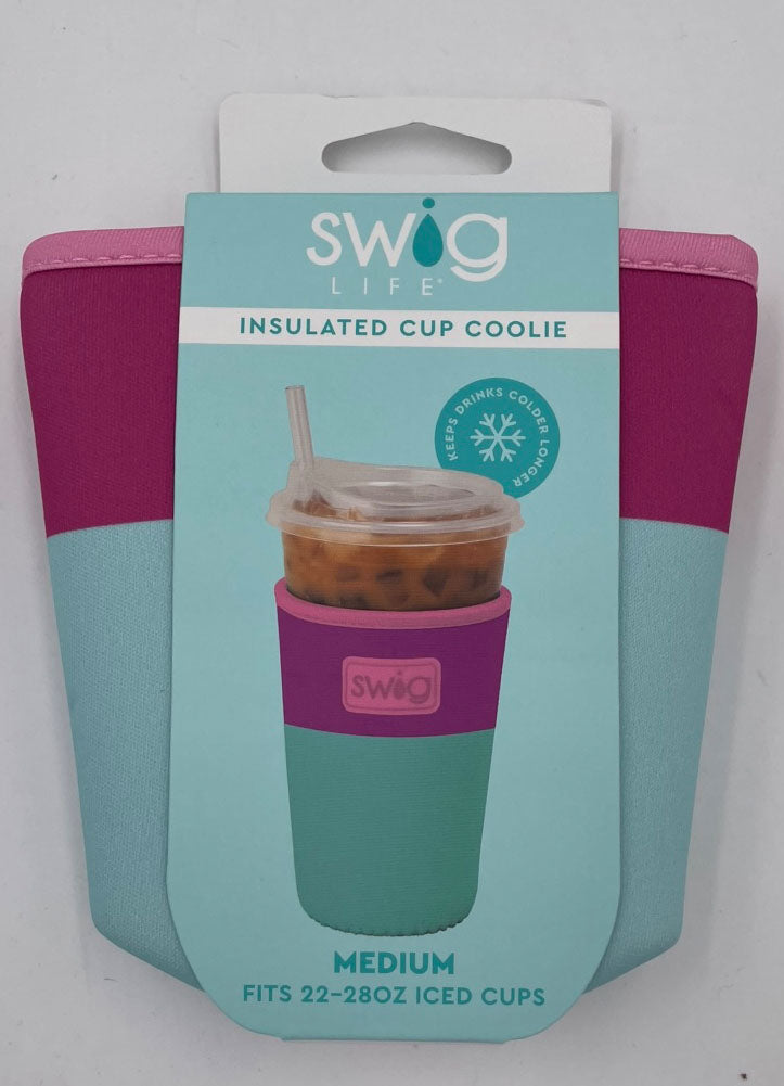 Arctic Splash Iced Cup Coolie Medium by Swig Life