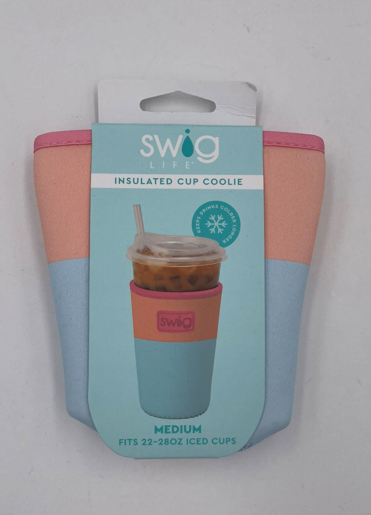 Sea Breeze Iced Cup Coolie Medium by Swig Life