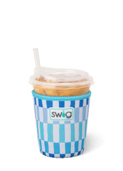 Glacier Stripe Iced Cup Coolie Small by Swig Life