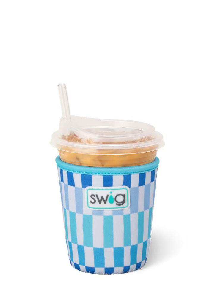 Glacier Stripe Iced Cup Coolie Small by Swig Life