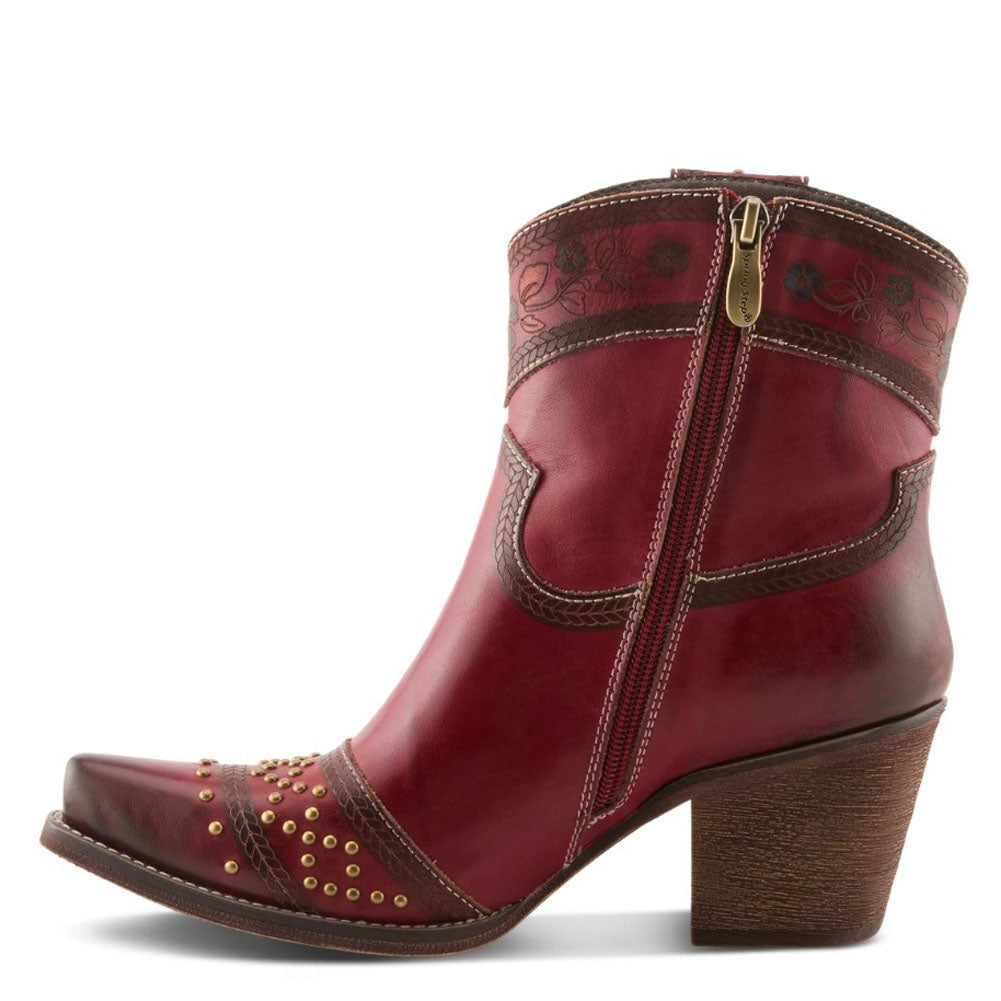Saddleup in Dark Red Multi by L Artiste