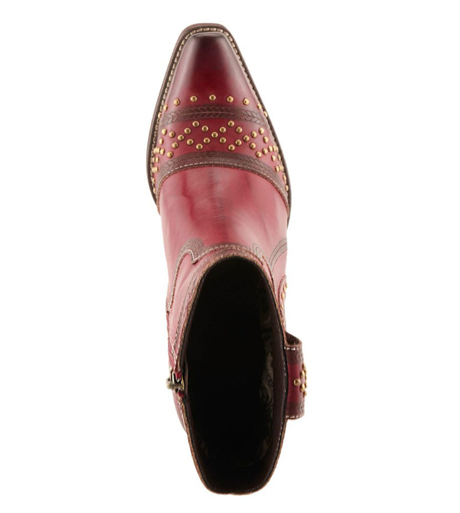 Saddleup in Dark Red Multi by L Artiste