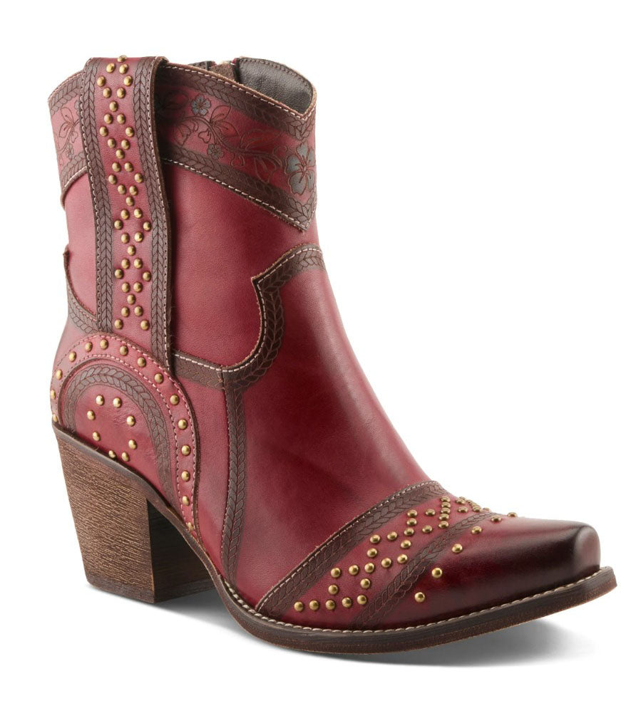 Saddleup in Dark Red Multi by L Artiste