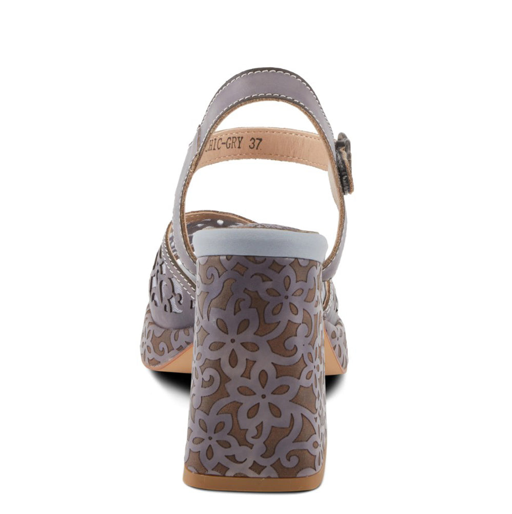 Savychic in Grey Leather by L Artiste