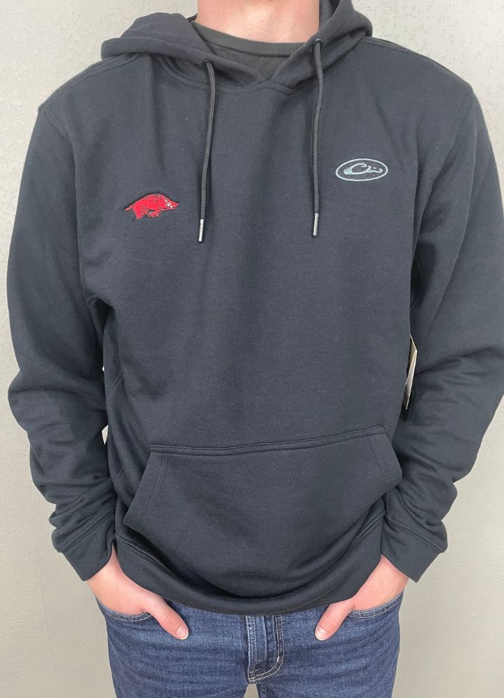 Three End Hoodie in Caviar Black by Drake