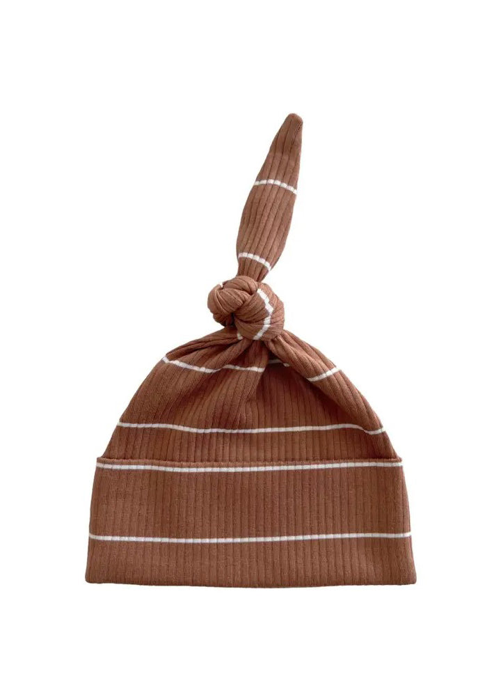 Saddle Stripe Ribbed Beanie by SIIX