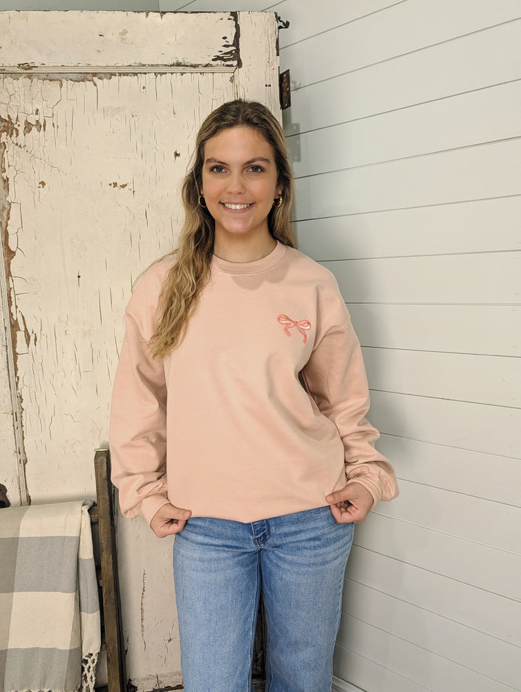 She Is You Sweatshirt in Pink by Chaudoin Creations