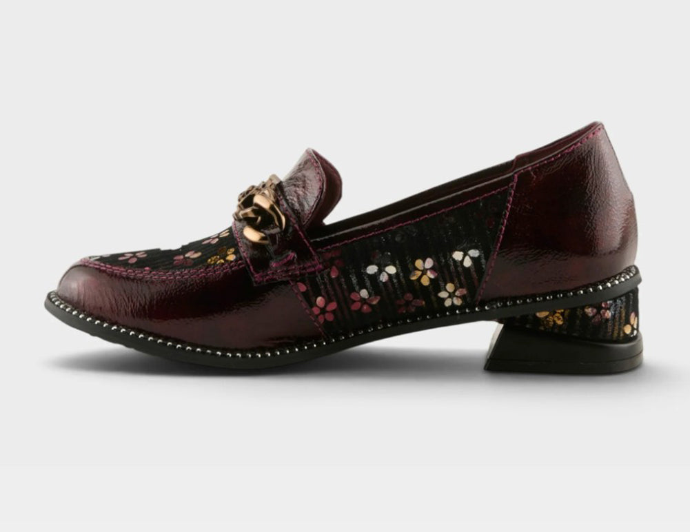 ShinyShoes in Bordeaux Patent by L Artiste