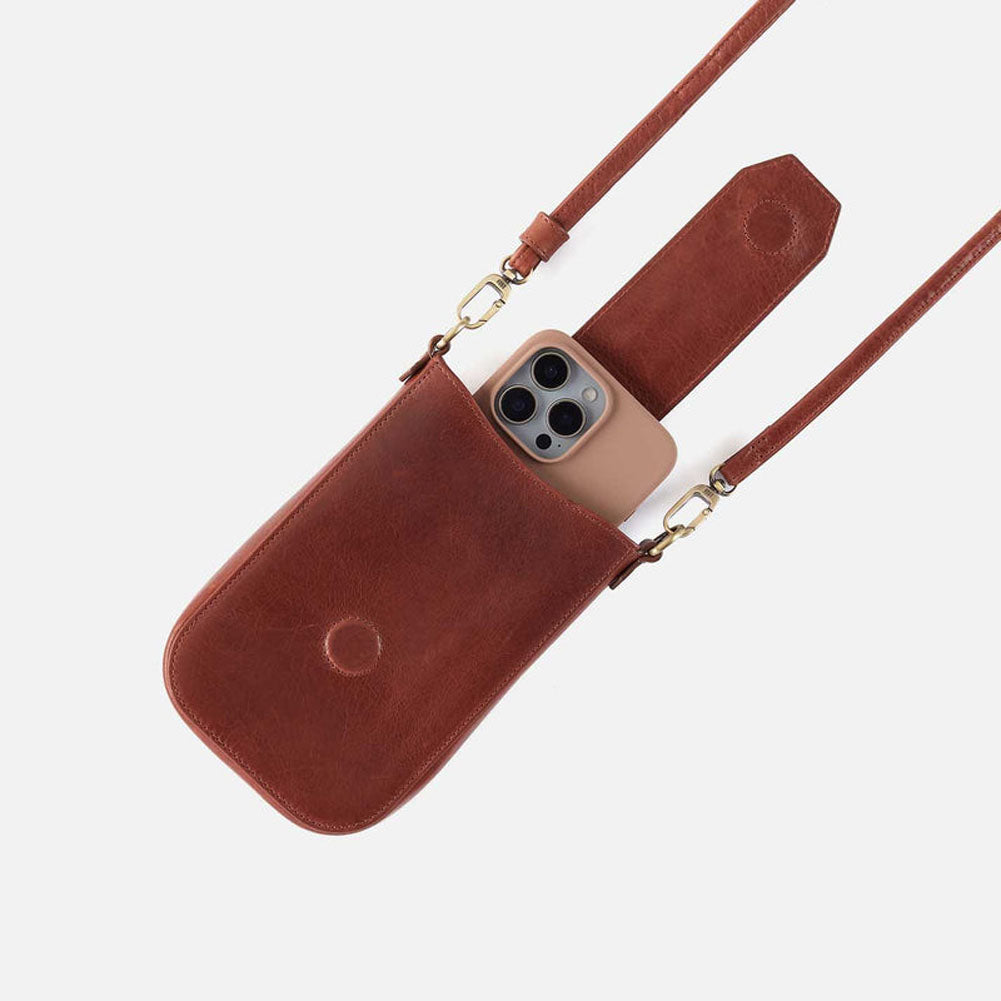 Expedition Phone Crossbody in Pecan Ridge by Hobo
