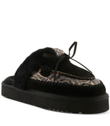 Slider in Black Multi Suede by L Artiste