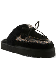 Slider in Black Multi Suede by L Artiste