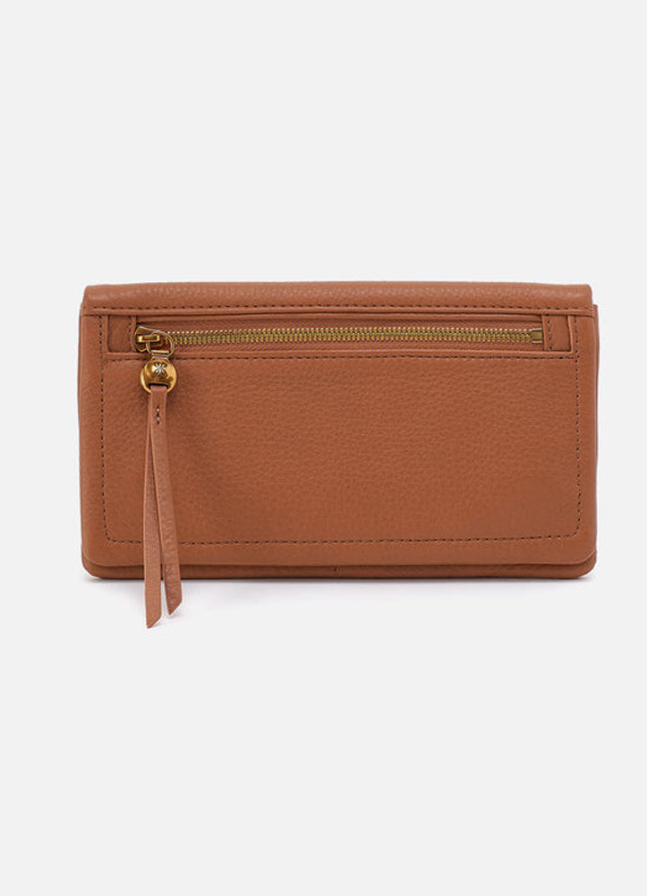 Lumen Continental Wallet in Warm Honey by Hobo