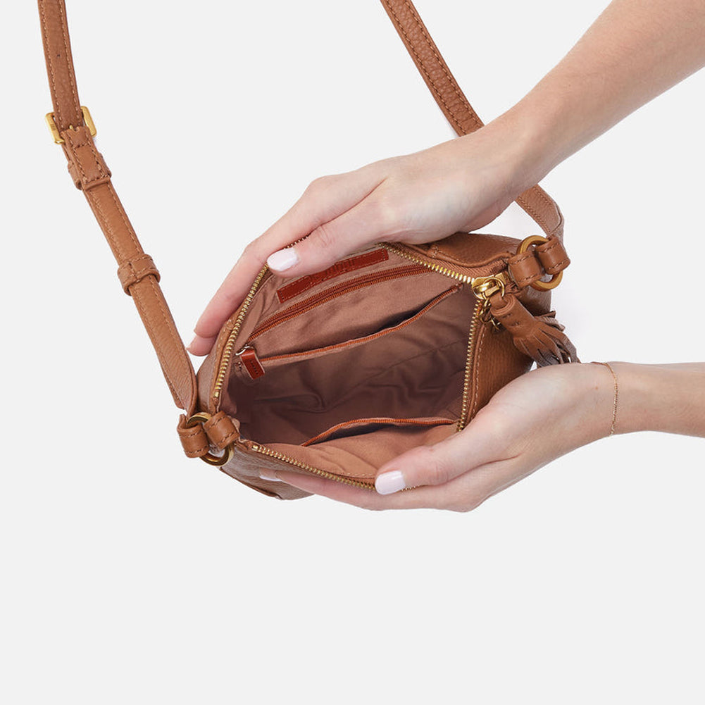 Lexi Crossbody in Warm Honey by Hobo