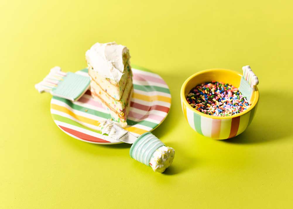 Sparkle Cake Embellishment Appetizer Spreader by Happy Everything