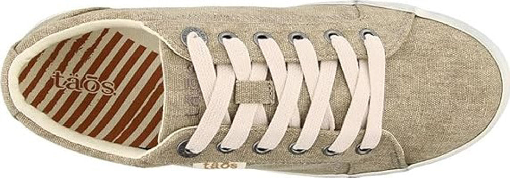 Star in Khaki Washed Canvas by Taos Footwear