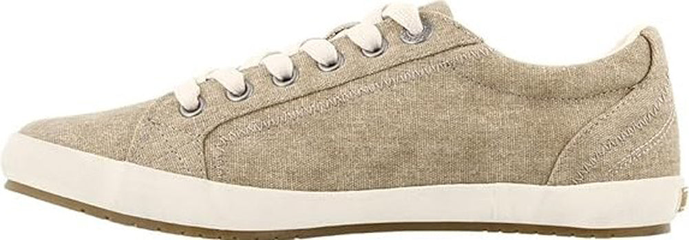 Star in Khaki Washed Canvas by Taos Footwear
