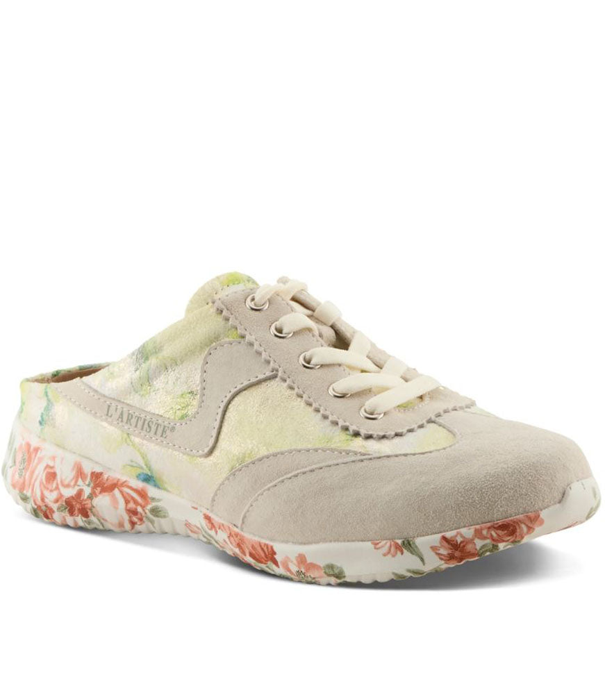 Stepinside in Off White Multi by L Artiste