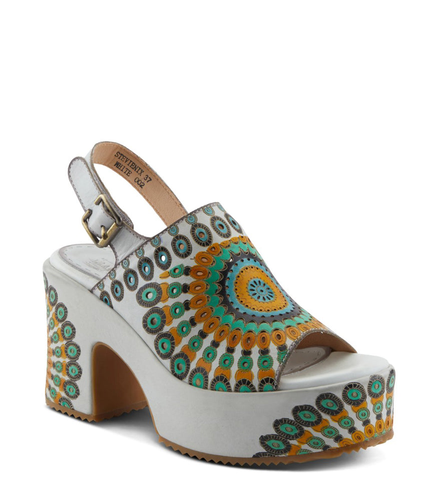 Stevienix in White Multi by L Artiste