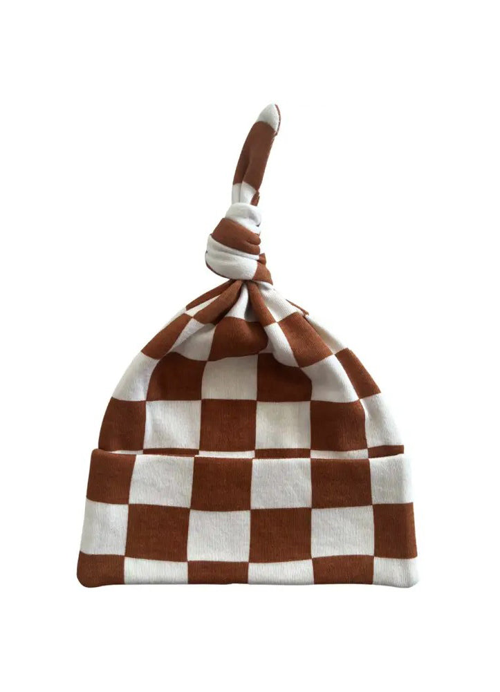 Stracciatella Checkerboard Beanie by SIIX