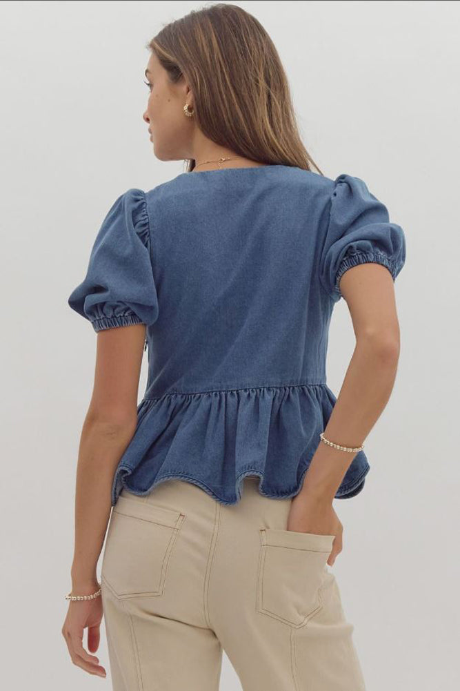 entro peplum top