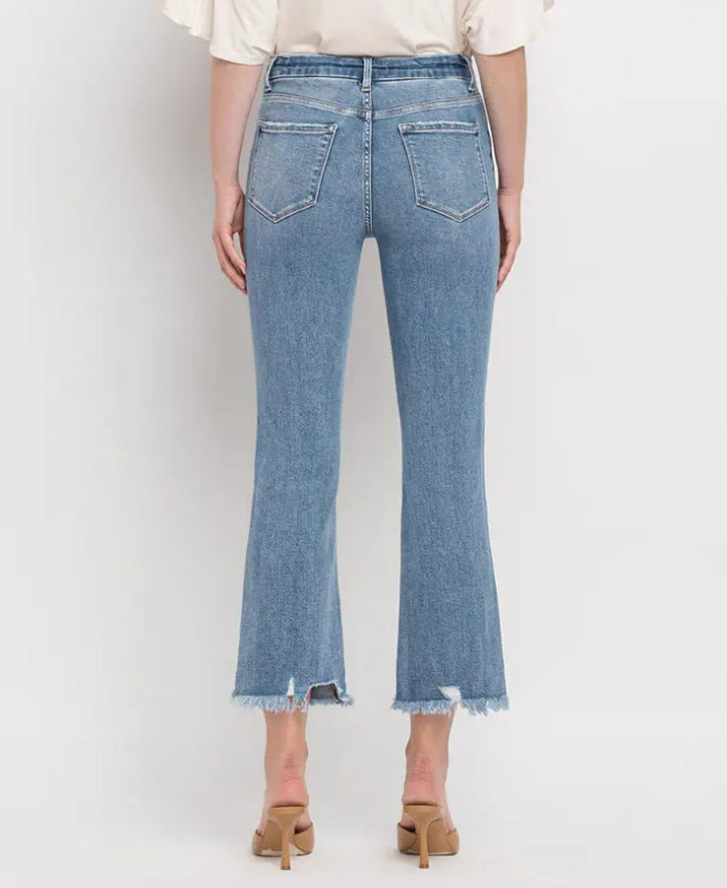 HR Crop Flare Jeans by Vervet