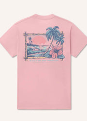 Seawash Tee Aloha Sunset in Camellia by Southern Marsh